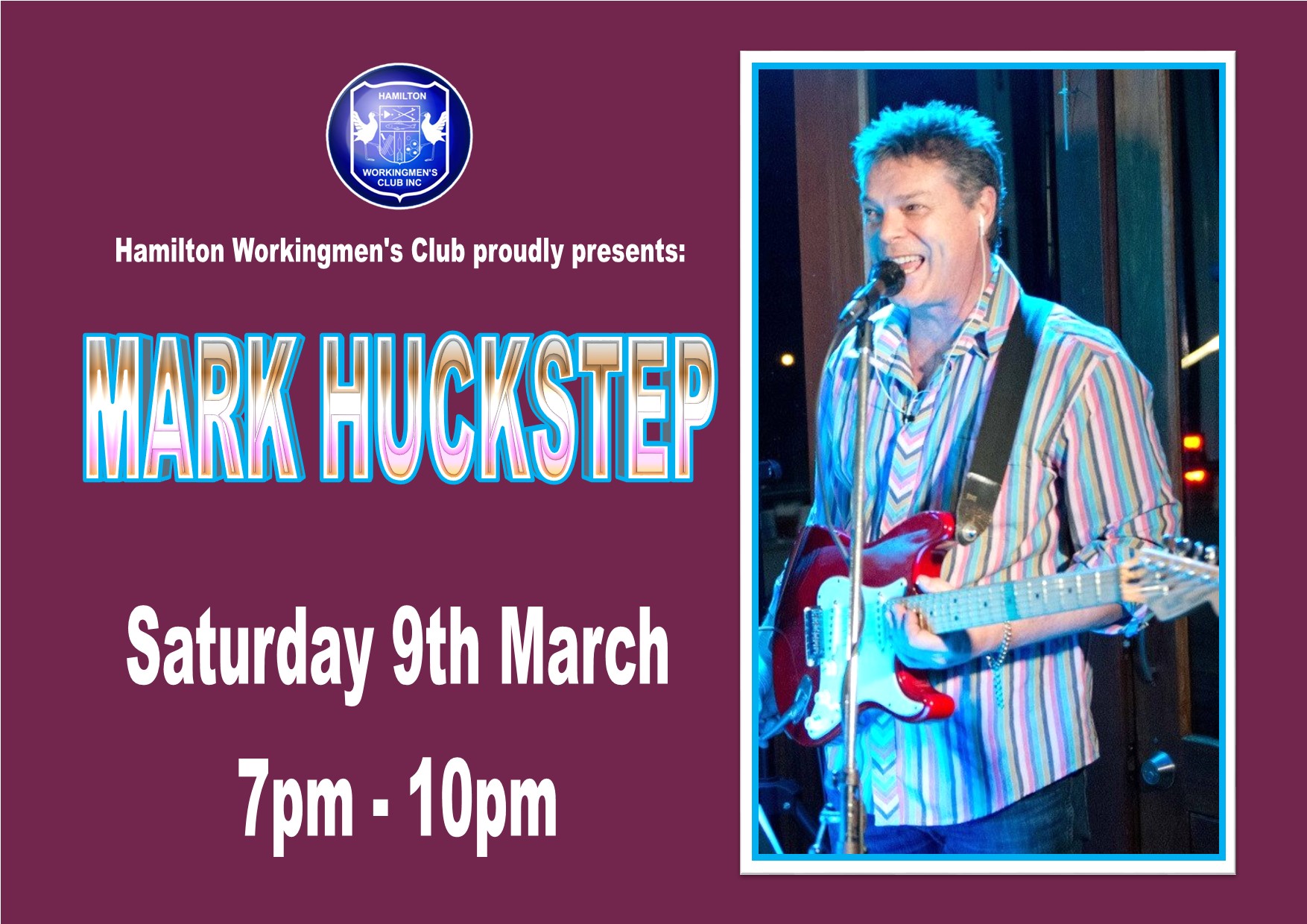 Mark Huckstep Saturday 9th March 2024